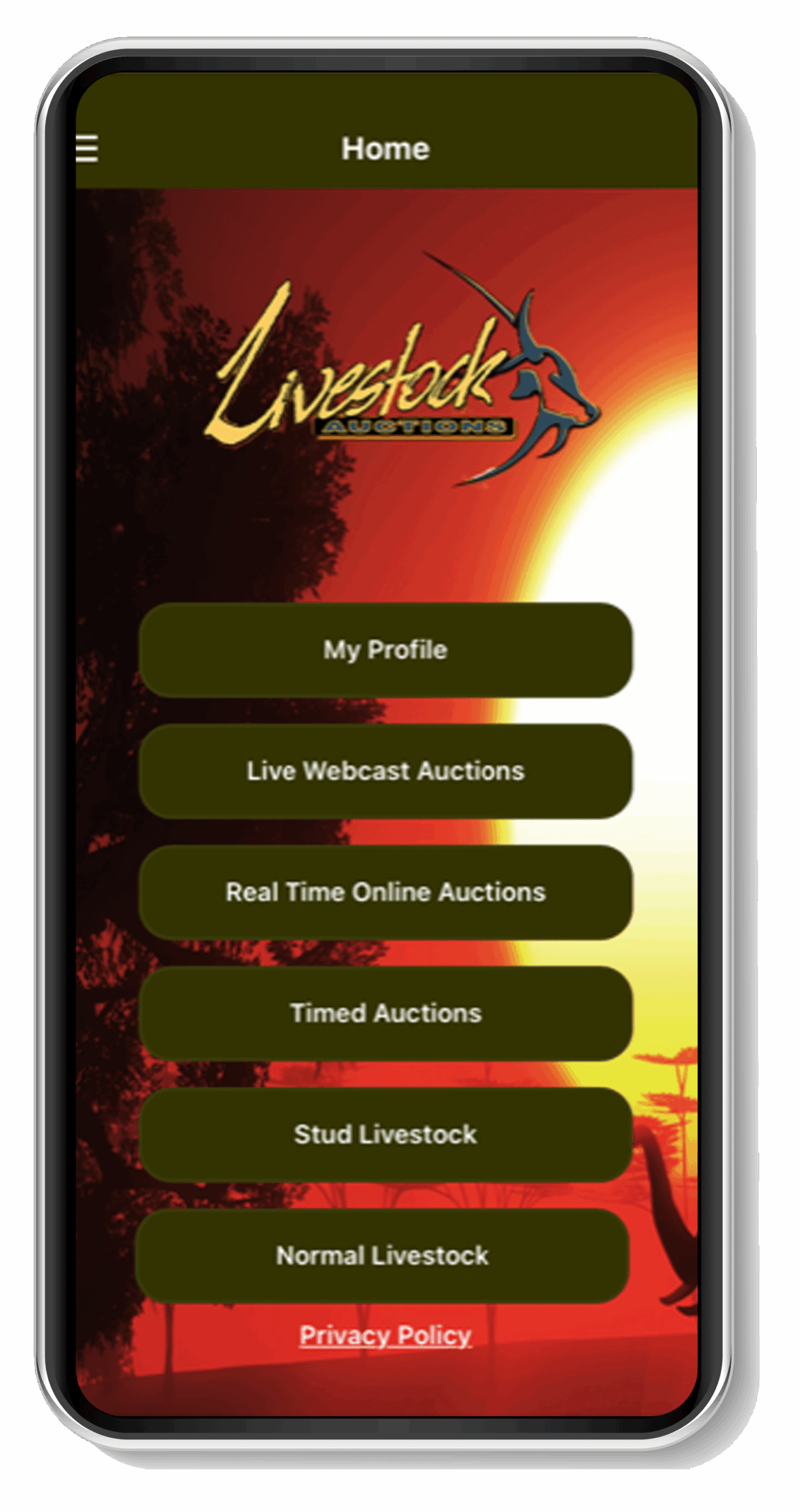 Livestock Auctions App