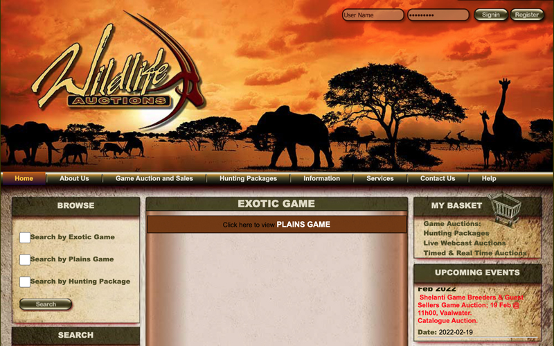 Wildlife About Screen